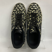 NIKE ナイキ AH8462-001 AIR FORCE 1 07 QS NIKE ALL OVER LOGO エアフォース1 スニーカー ブラック size28cm 瑞穂店