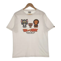 A BATHING APE アベイシングエイプ TOM&JERRY BABY MILO TEE トムとジェリー マイロ Tシャツ ホワイト Size M 福生店