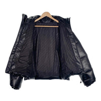 a few good kids アフューグッドキッズ フェイクレザー ジャケット バックサークルロゴプリント 中綿 ブラック Size S 福生店