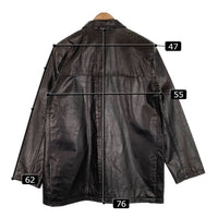 EEZAN イーザン レザー カーコート ジャケット ブラック Size M 福生店