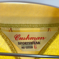 CUSHMAN クッシュマン 両V スウェット イエロー sizeL 瑞穂店