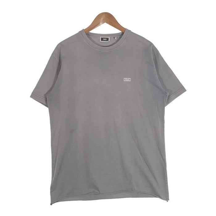 KITH キス 20SS スモールボックスロゴ Tシャツ ウォッシュド 裾カット ...