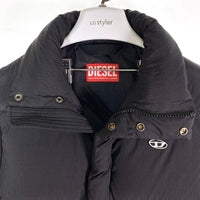 DIESEL ディーゼル W-ROLFYS-SL 23AW ダウン フーデット ベスト ブラック size46 瑞穂店