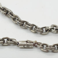 Chrome Hearts クロムハーツ CH CRS SML PAPER CHAIN スモール クロストップ ペーパーチェーン SV925 Size 50cm 福生店