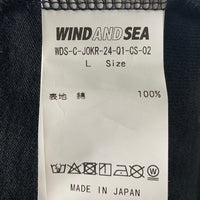 WIND AND SEA ウィンダンシー 23AW THE DARK KNIGHT ダークナイト THE JOKER S/S TEE ジョーカー プリントTシャツ Size L 福生店