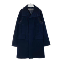 Paul Smith ポールスミス PM-BM-53184 ハイネック 襟ニット切替 ロングコート ネイビー sizeL 瑞穂店