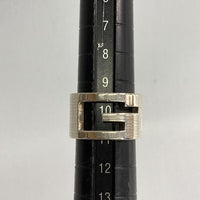 GUCCI グッチ シルバーリング Gマーク 型抜き ブランデッドG 925 size11 瑞穂店
