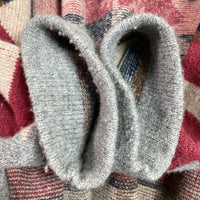 PENDLETON × niko and... 76925500 別注 ペンドルトンコラボ ニコアンド Vロングカーディガン ウール グレー sizeM 瑞穂店