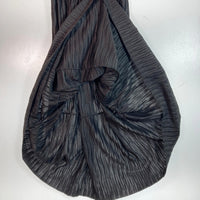 RANDEBOO ランデブー ワンピース 半袖 プリーツ ライン ブラック sizeF 瑞穂店