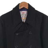 SUPREME シュプリーム 11AW PEACOAT ピーコート モールスキン コットン ブラック 裏地ペイズリー Size S 福生店