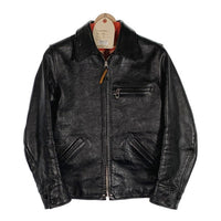 JOE McCOY ジョーマッコイ 30's SPORTS JACKET スポーツジャケット ホースハイド ブラック Size 34 福生店