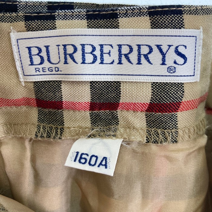 BURBERRYS バーバリー ノバチェック プリーツスカート ベージュ