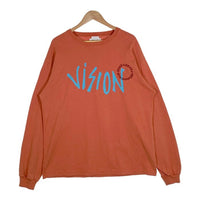WIND AND SEA ウィンダンシー VISION ヴィジョン プリント ロングスリーブTシャツ オレンジ WDS-C-VISN-23-Q4-CS-01 Size XL 福生店