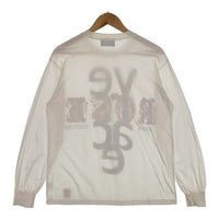 VERSACE JEANS COUTURE ヴェルサーチジーンズクチュール プリント ロングスリーブTシャツ ホワイト Size M 相当 福生店