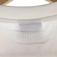 VETEMENTS ヴェトモン 21SS PRINTED T SHIRT プリント Tシャツ ホワイト UE51TR710W Size XS 福生店