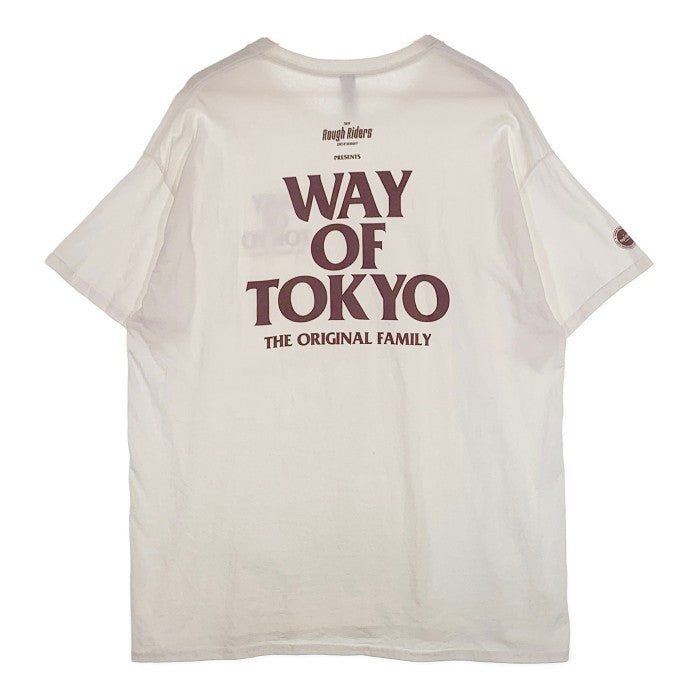 WAY OF TOKYO RATS ラッツ Rough Riders S/S TEE Tシャツ ホワイト Size XL 福生店