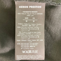 HERON PRESTON ヘロンプレストン モックネックT 風格刺繍 ロンT ブラック sizeM 瑞穂店