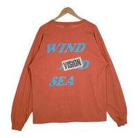 WIND AND SEA ウィンダンシー VISION ヴィジョン プリント ロングスリーブTシャツ オレンジ WDS-C-VISN-23-Q4-CS-01 Size XL 福生店