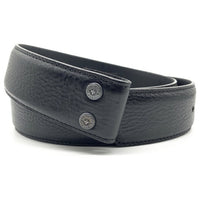 Chrome Hearts クロムハーツ レザーベルト ストラップ 1.5インチ ホースシューリベット ブラック Size 34 福生店