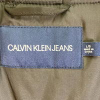 Calvin Klein Jeans カルバンクラインジーンズ バックロゴプリント MA-1 ボンバージャケット ブラック sizeL 瑞穂店