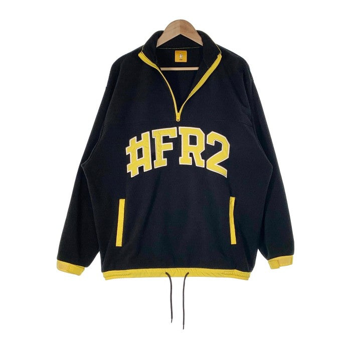 FR2 エフアールツー Fleece half zip Top フリース ハーフジップトップ ブラック Size M 福生店
