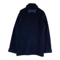 BLUE BLUE ブルーブルー ウール ローゲージ コート ネイビー size- 瑞穂店