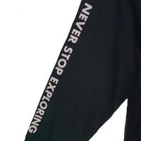 THE NORTH FACE ノースフェイス デジタルグラフィックロゴ ロングスリーブTシャツ ブラック NT82137 Size M 福生店