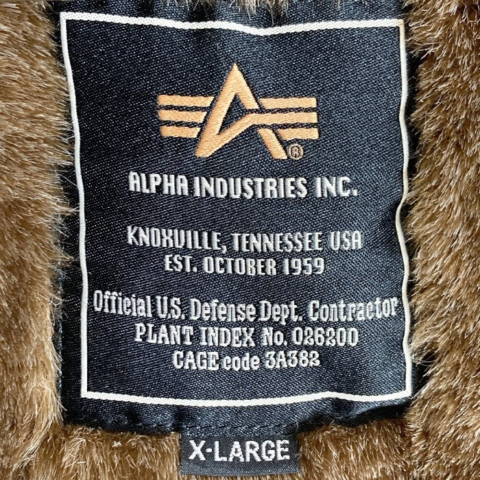 Alpha Industries アルファ インダストリー フライトジャケット ジャケット 上着 Jacket 20521-414 N-1  デッキジャケット カーキ sizeXL 瑞穂店