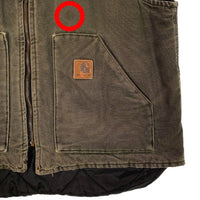 Carhartt カーハート ダックベスト モスグリーン V02MOS USA製 Size XL 福生店