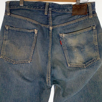 50's LEVI'S リーバイス 501XX デニムパンツ 革パッチ 両面タブ リペアあり Size W82cm L76cm 福生店