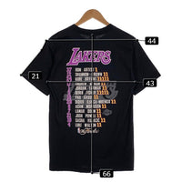 NBA LOS ANGELES LAKERS ロサンゼルスレイカーズ 2010 Champions BACK TO BACK プリント Tシャツ ALSTYLE ブラック Size S 福生店
