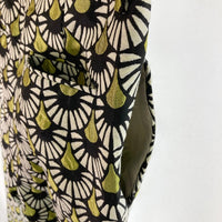 TODAYFUL トゥデイフル Jacquard Slit Trousers ジャガード スリットトラウザー 総柄パンツ 12020706 黒緑 size38 瑞穂店