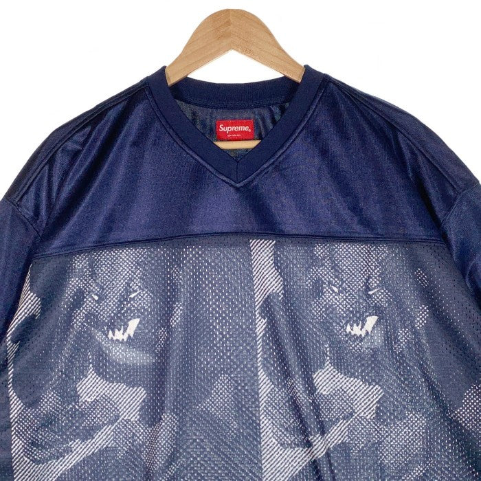 SUPREME シュプリーム 23SS Ronin ローニン Football Jersey フットボールジャージ ネイビー Size LTシャツ/カットソー(半袖/袖なし)