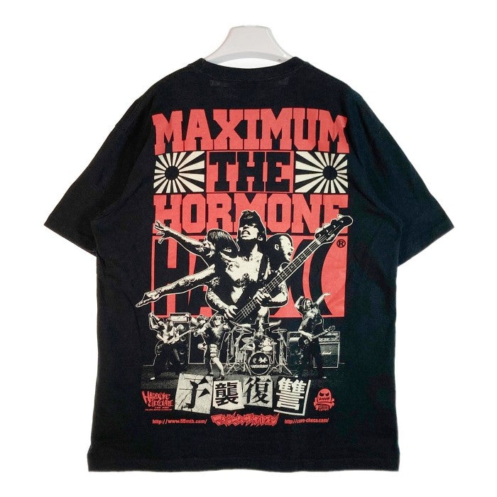 MAXIMUM THE HORMONE マキシマムザホルモン 予襲復襲 バンドTシャツ ブラック sizeXL 瑞穂店