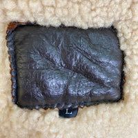AMERICAN MILITARY WEAR アメリカンミリタリーウェア THE SOURCE社製 B-3 87-610-93 2541-A レザー ボアムートン フライトジャケット ブラウン sizeL 瑞穂店