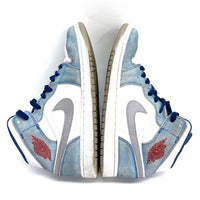 NIKE ナイキ DN3706-401 AIR JORDAN 1 MID SE WHITE エアジョーダン 1 ミッド SE ホワイト スニーカー ブルー size27cm 瑞穂店