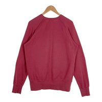 Pherrow's フェローズ 23AW SANTA FE NM、 カレッジプリント スウェットトレーナー ラグランスリーブ バーガンディー Size 38 福生店