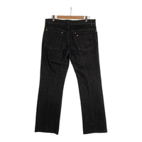 YvesSaintLaurent rivegauche イヴサンローラン リヴゴーシュ ブラックデニムオパンツ センタープリーツ ゴールド金具 Size 48 福生店