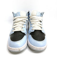 NIKE ナイキ 555112-401 AIR JORDAN 1 MID GS エアジョーダン 1 ブルー size24cm 瑞穂店