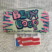 90's USA製 BETTY BOOP ベティブープ スウェットトレーナー グレー Size M 福生店