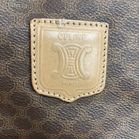 CELINE セリーヌ マカダム柄 ボストンバッグ ヴィンテージ ブラウン 瑞穂店
