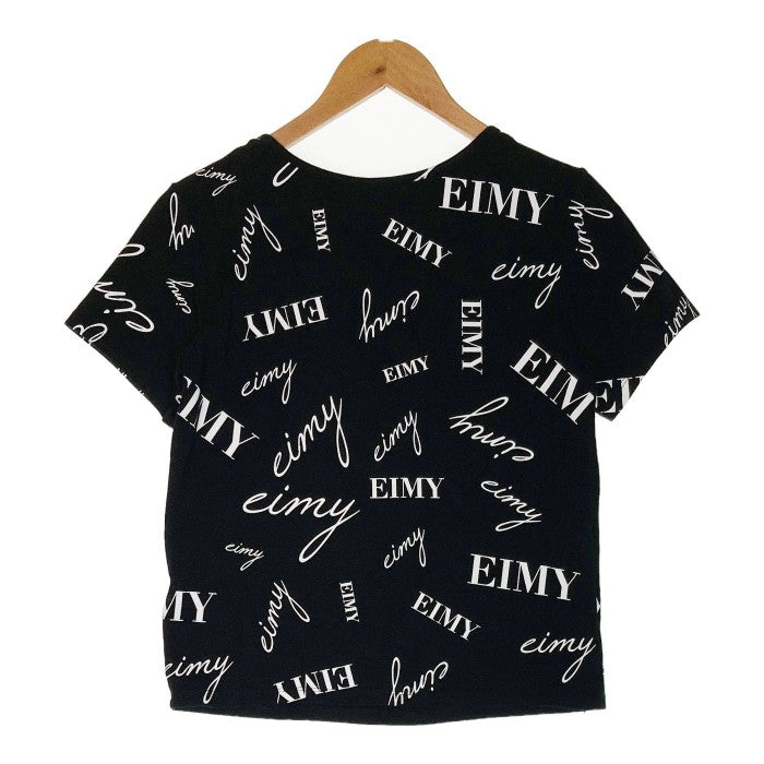 eimy istoire randomly eimy プリントTシャツ 黒 - Tシャツ(半袖/袖なし)