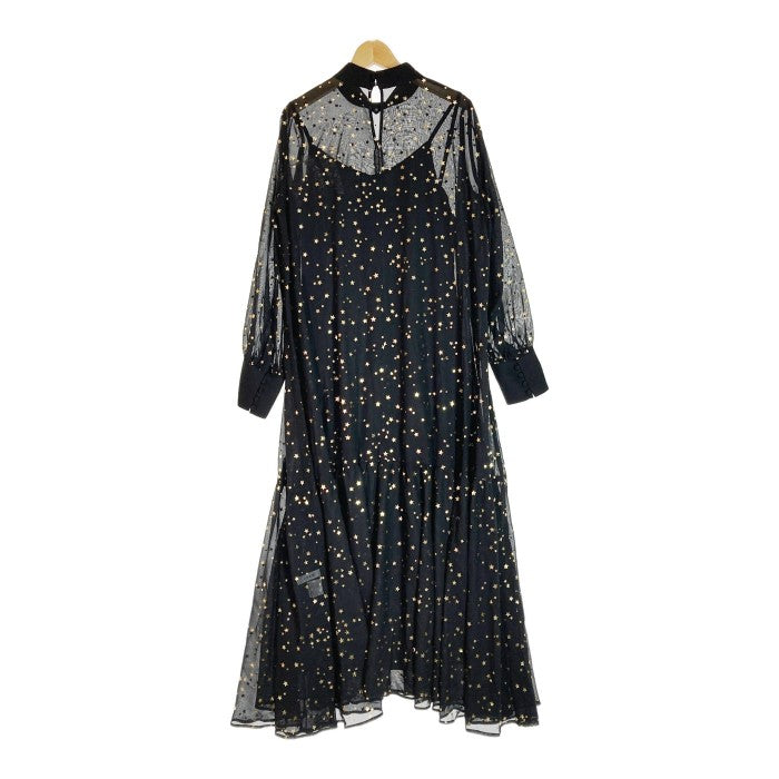 Ameri VINTAGE アメリヴィンテージ AIRY HIGH NECKED DRESS 星柄