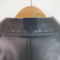 AVIREX × XLARGE アヴィレックス × エクストララージ 6122152 ICON JACKET レザージャケット ブラック sizeL 瑞穂店