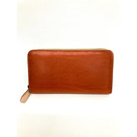 LEATHER CRAFT YOU レザークラフト優 長財布 ウォレット ラウンドファスナー ブラウン 瑞穂店