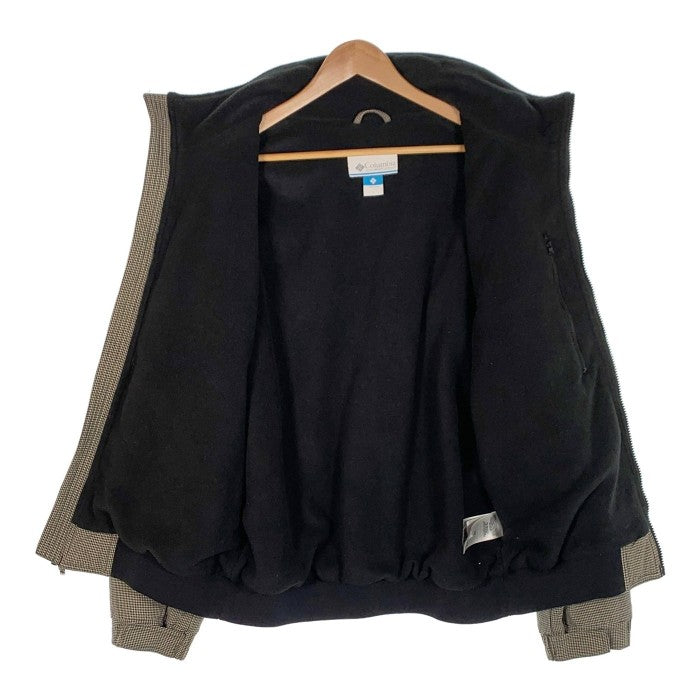 【美品】Columbia コロンビア ロマビスタジャケット 千鳥格子 裏フリース Columbia コロンビア ロマビスタパーカ ブルゾン 内フリース