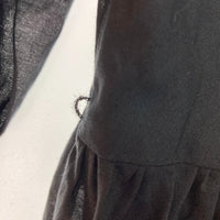 Heather ヘザー ティアードボリュームワンピース ブラック sizeF 瑞穂店