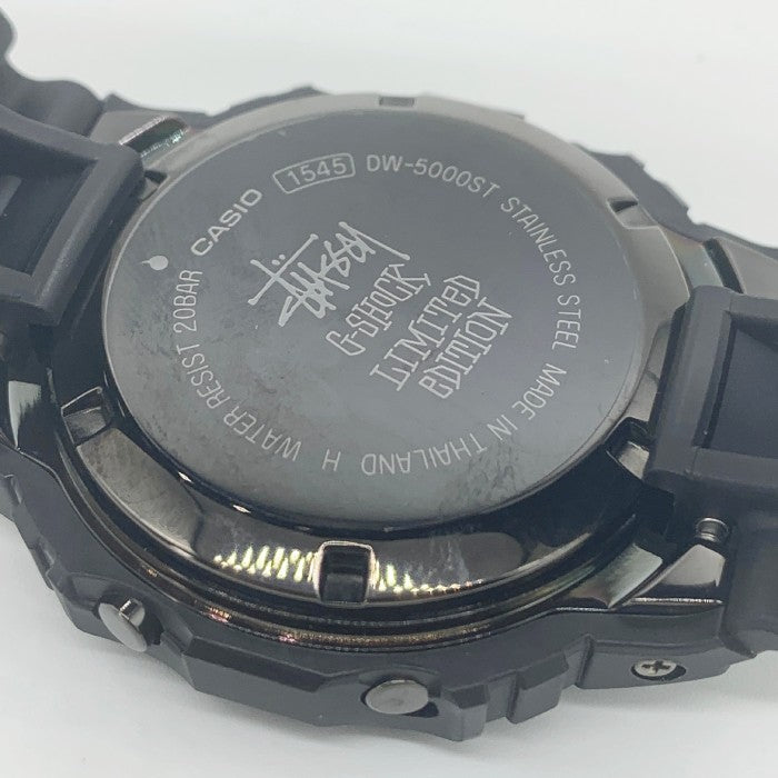 カシオ G-SHOCK 腕時計 ステューシー 25周年 DW-5000STメンズ - 腕時計