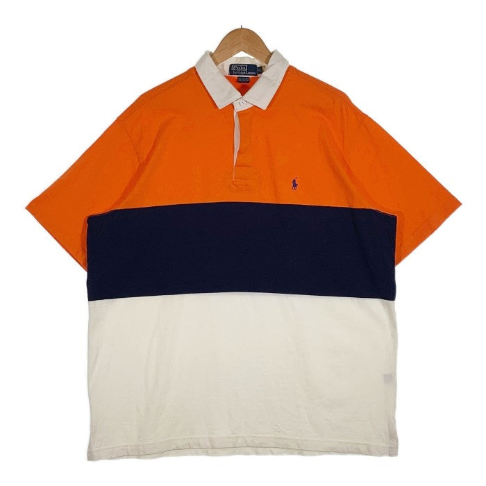 Polo by Ralph Lauren ポロラルフローレン ボーダー ラガーシャツ 半袖 Size XL 福生店