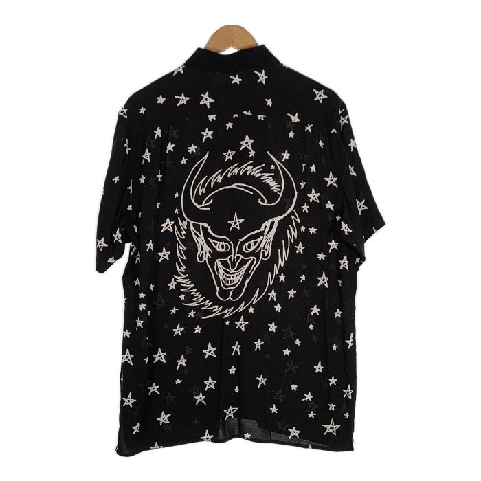 SUPREME シュプリーム 18SS Devil Rayon Shirt デビル レーヨンシャツ 半袖 ブラック Size L 福生店